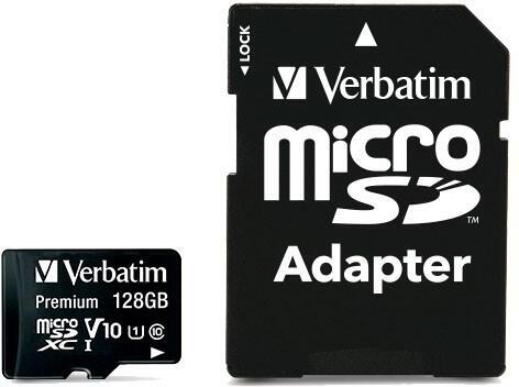 Paměťová karta Verbatim MicroSDHC 44085 128GB class10