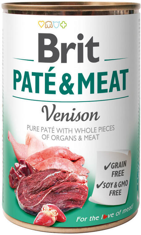 Brit Dog konz Paté & Meat Venison 800g
