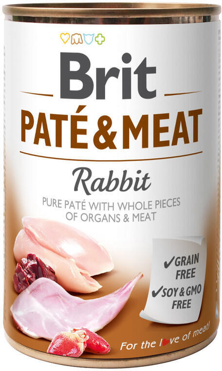 Brit Dog konz Paté & Meat Rabbit 800g