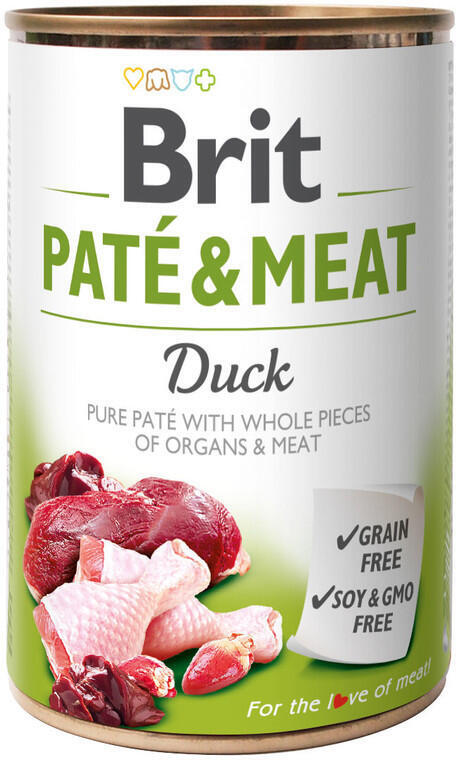 Brit Dog konz Paté & Meat Duck 800g