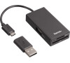Hama USB 2.0 OTG Hub / čtečka karet pro smartphone / tablet / notebook / PC