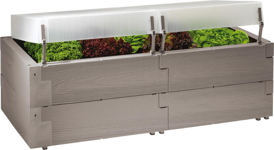 Vyvýšený záhon LanitPlast JUWEL TIMBER LG1690