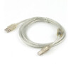 GEMBIRD USB A - USB B, M/M, 3 m, průhledný (CCF-USB2-AMBM-TR-10)