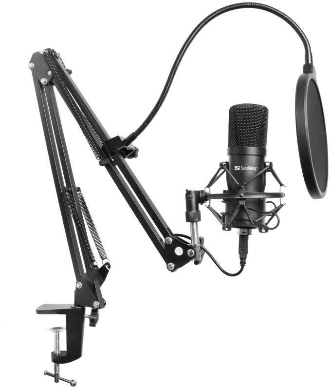 Sandberg Streamer USB mikrofon Kit, černý (126-07)
