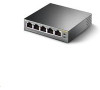 TP-LINK Switch TP-Link TL-SF1005P 5x LAN, 4xPoE, 58W, kov
