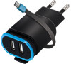 Nabíječka do sítě Forever 2x USB 2.4A TC-02 s micro USB kabelem černý
