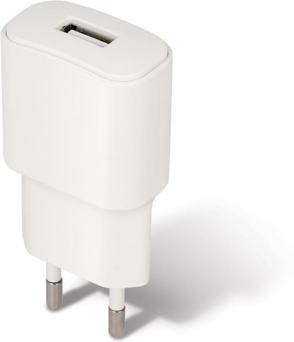 Nabíječka do sítě Forever TC-01 10W s kabelem USB/Lightning, 1xUSB bílá