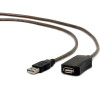 GEMBIRD Active USB 2.0 extension cable, 15 m, black (UAE-01-15M)