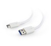 GEMBIRD USB 3.0 - USB-C M/M, 3 m, bílý (CCP-USB3-AMCM-W-10)
