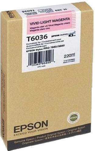 Inkoustová náplň Epson T603600, 220ml originální - červená