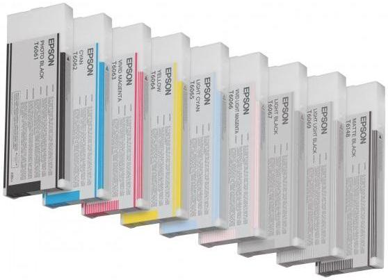 Inkoustová náplň Epson T606500, 220ml originální - modrá