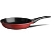CS Solingen CERA PREMIUM mělká pánev 28cm ceramic, černá/červená