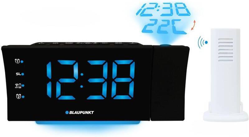 Rádiobudík BLAUPUNKT CRP81USB, FM PLL, teploměr, projekce