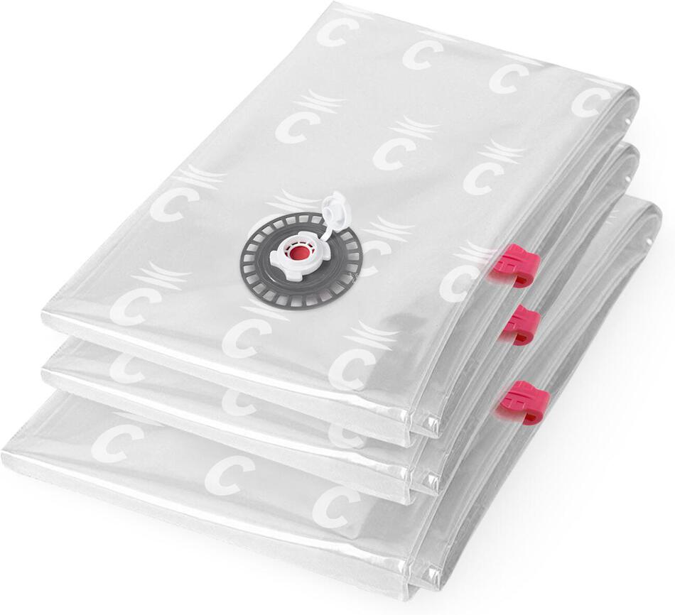 Set 3 ks vakuových pytlů Compactor Bag Aspispace - pro uskladnění textilu a peřin