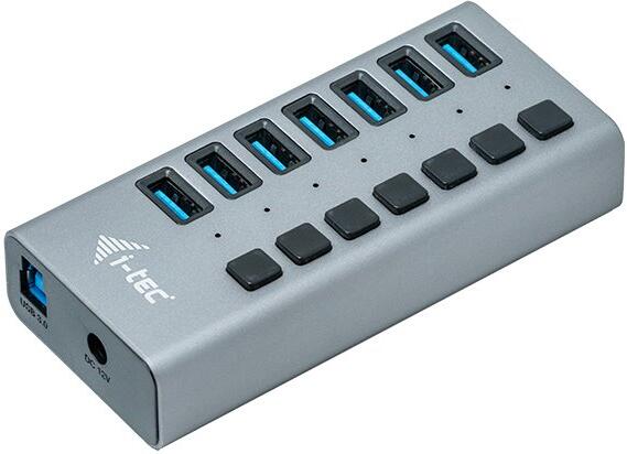 i-tec USB 3.0 nabíjecí HUB 7 Port + napájecí adaptér 36 W (U3CHARGEHUB7)