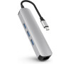 HyperDrive 6-in-1 USB-C Hub with 4K HDMI - Silver (HY-HD233A-SILVER)