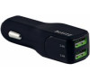 Univerzální USB nabíječka do auta Leitz Complete 2xUSB, (2x2,4A), černá (63290095)