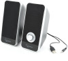 GEMBIRD Stereo speaker set, black, "Tornado" (SPK-DU-02)