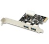 AXAGO PCI-Express adapter 2x USB3.0 Renesas + LP (PCEU-23R)