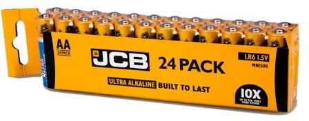 JCB OXI DIGITAL alkalická baterie LR06, shrink 24 ks