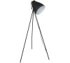 Solight stojací lampa Torino, trojnožka, 145cm, E27, černá