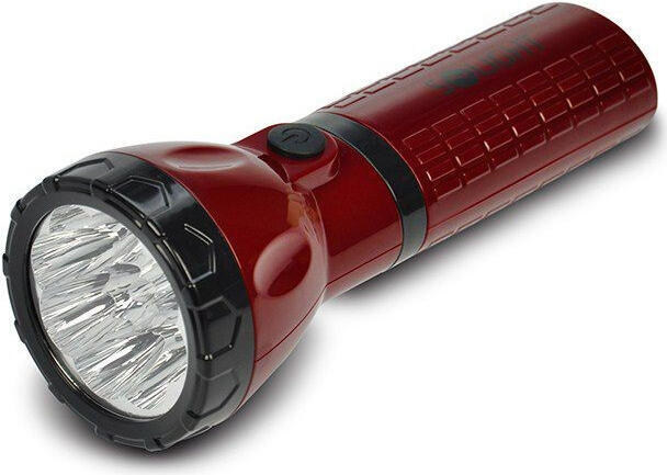 Solight LED nabíjecí svítilna, 9 x LED, červenočerná, plug-in
