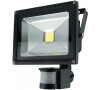 Solight LED venkovní reflektor, 20W, 1600lm, AC 230V, černá, se senzorem
