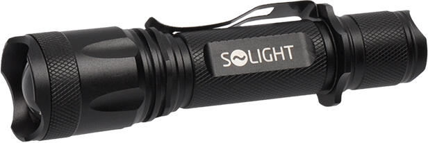 Solight LED nabíjecí svítilna, 600lm, Cree XM-L2 T6, zoom, Li-Ion