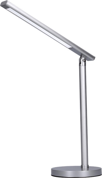 Solight LED stolní lampička, 7W, stmívatelná, změna chromatičnosti, stříbrná barva