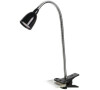 Stolní LED lampička Solight WO33-BK, 2.5W, 3000K, clip, černá