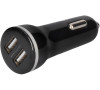 Solight USB nabíječka, autoadaptér, 2x USB, max. 4200 mA, 12 - 24V DC, černý