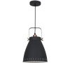Solight lustr Torino, single, 26,5cm, E27, černá