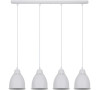 Solight lustr Verona quattro, 14cm, 4x E27, bílá