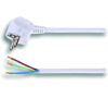 Solight flexo šňůra, 3x 1mm2, bílá, 2m