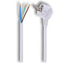 Solight flexo šňůra, 3x 1,5mm2, bílá, 5m