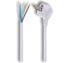 Solight flexo šňůra, 3x 1mm2, bílá, 3m