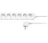 Prodlužovací kabel Solight PP62, 6 zásuvek, bílý, 3m
