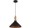 Solight lustr Roma Gold, 35cm, E27, černá