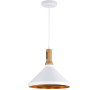 Solight lustr Roma Gold, 35cm, E27, bílá