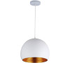 Solight lustr Venezia Gold, 35cm, E27, bílá