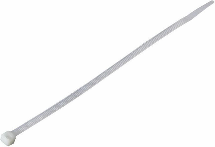 Solight vázací nylonové pásky, barva natural, 100ks, 2,5 x 100mm