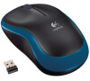 Myš Logitech Wireless Mouse M185 nano, modrá (910-002239)