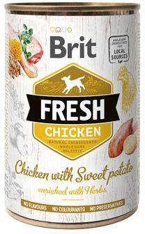Brit Fresh Dog konz Chicken with Sweet Potato 400g