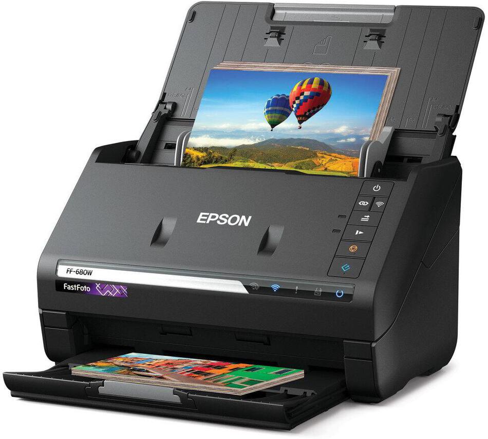 Epson FastFoto FF-680W, A4, 600 dpi,USB,LAN,Wi-Fi (B11B237401)
