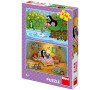 Puzzle Dino Krtek a Perla, 2 x 48 dílků