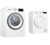 SET Pračka Bosch WAT28480CS Serie 6 + Sušička Bosch WTR83V00BY