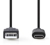 Nedis USB 3.1 - UCB C 1m CCGB61650BK10