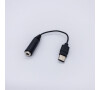 Audio adaptér myPhone z USB-C na 3,5mm jack černý CPA