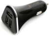 PLATINET nabíječka do auta 3xUSB 5,2A černá + microUSB cable 1m (PLCR3B)