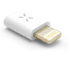 Redukce FIXED z microUSB na Lightning, bílá (FIXA-MTOL-WH)